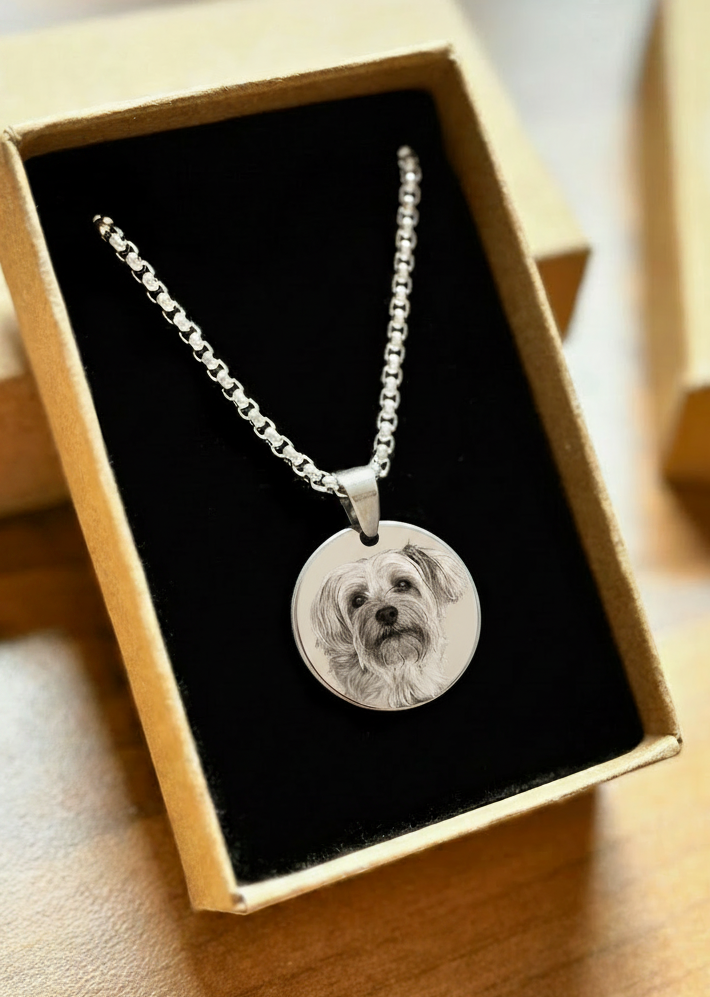 Yorkie Pendant Reverted